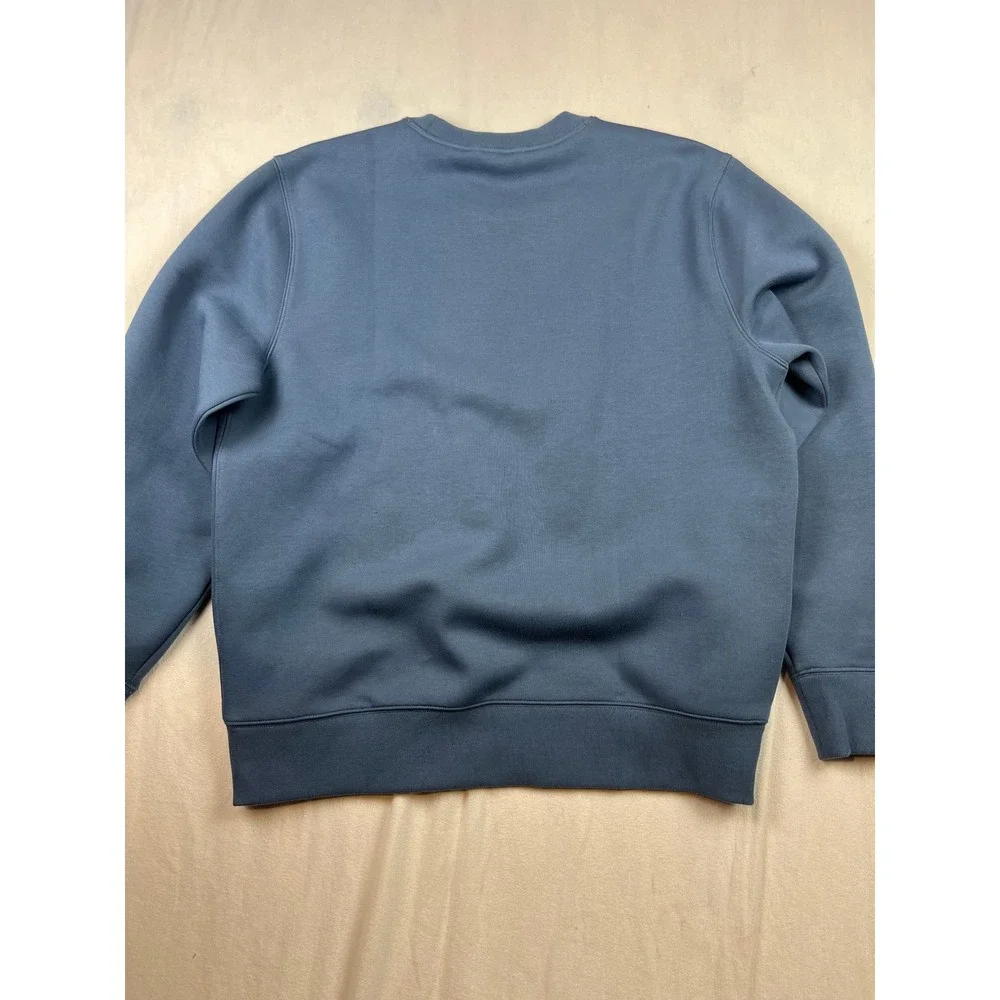 Banana Republic Scuba Crew Sweatshirt Mens Medium Blue Atmosphere NWT